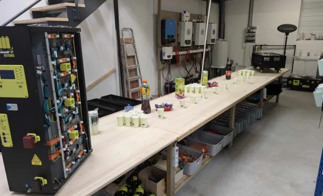 Ligne de production des Lemoult'e Batteries