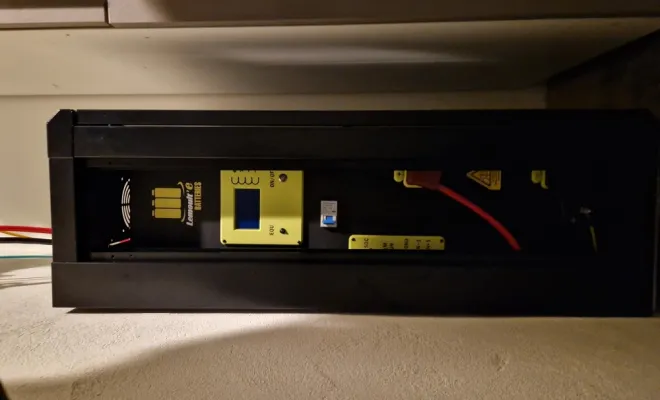 Installation chez un client, Lemoult'e Batteries, fabricant de batteries proche de Tours